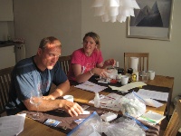 Dr. Kjell teaching and brushing us up on medic.