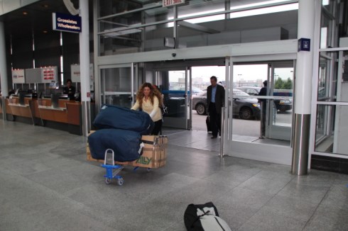 ARRIVING MONTREAL AIRPORT.