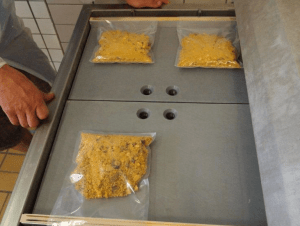 Vacumpacking dinners