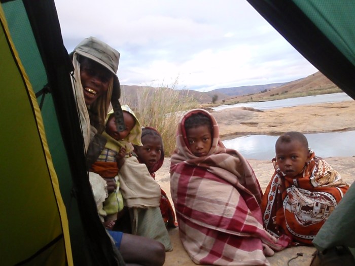 Family visit in the morning.