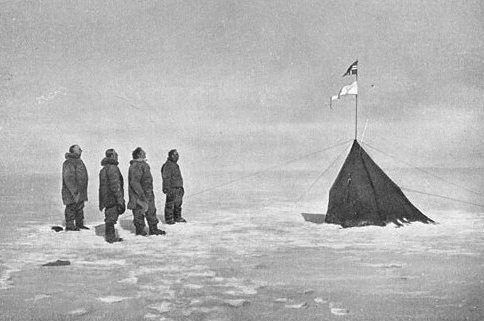 "Long Jacket Club" at South Pole in 1911. 