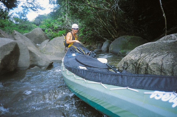 Through the rocks - Rio Caura - Venezuela. 