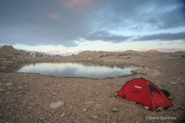 Scua lake Camp site and my little home for four and half month. 