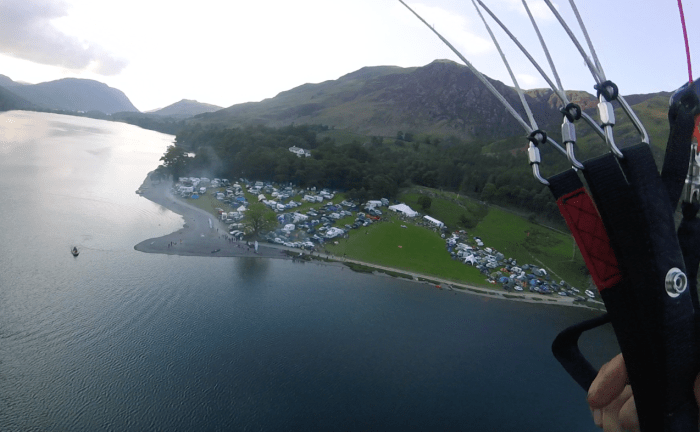 The Buttermeer Bash festival area from the air. 